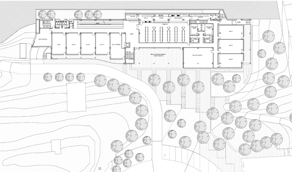 Edificación Itark Ikastola Lezo planta primera