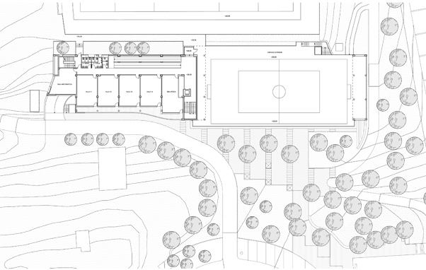 Edificación Itark Ikastola Lezo planta segunda