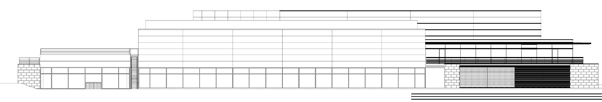 Edificación Itark Polideportivo Hondarribi alzado general