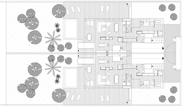 ITARK Arquitectura y Urbanismo villa bifamiliar